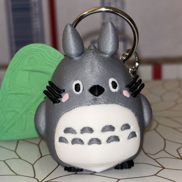 My Neighbor Totoro 3D Printed Keychain, Fob, Handbag Charm Anime Accessory New - Picture 1 of 3